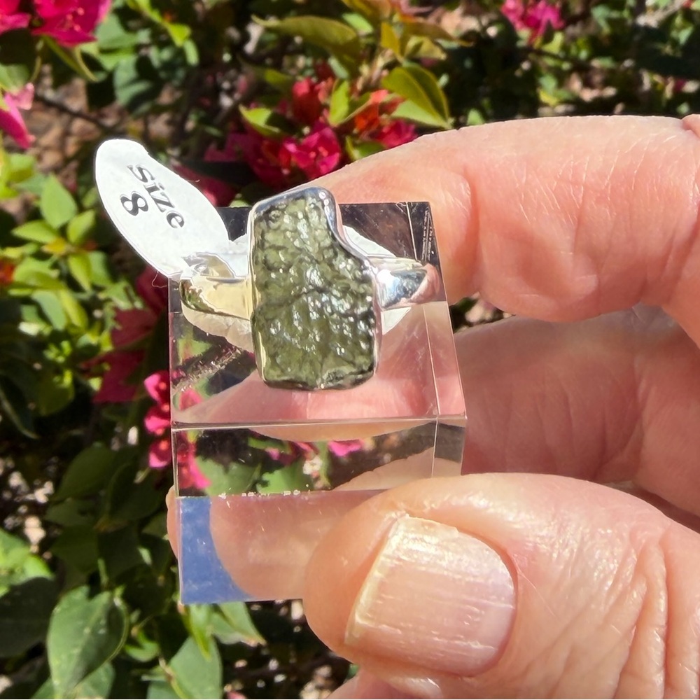 Moldavite Ring
